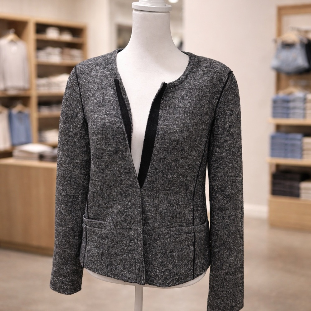 LOFT Charcoal Gray Blazer